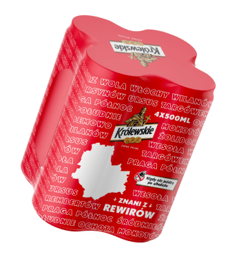 Czteropak piwa Królewskie